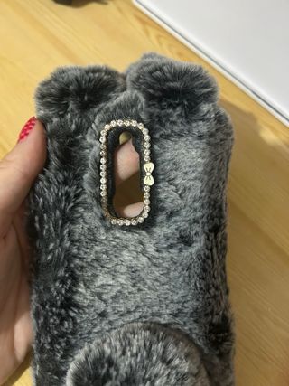 Custodia Huawei Mate 10 Lite Peluche con Orecchie di Coniglio