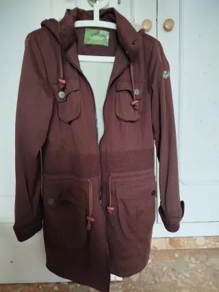 Chaquetón Skunk Funk mujer marrón