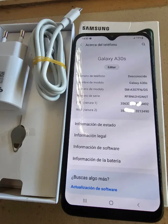 Samsung Galaxy A30s 128GB Azul/Verde