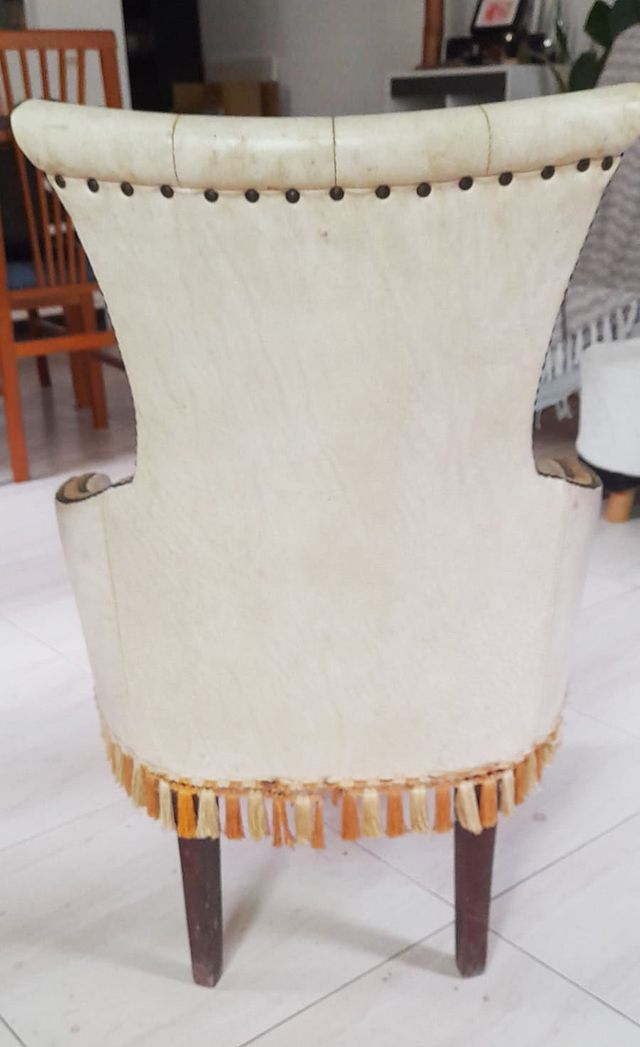 Butaca Descalzadora vintage para restaurar
