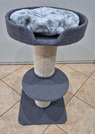 Tiragraffi per gatti in pile e juta