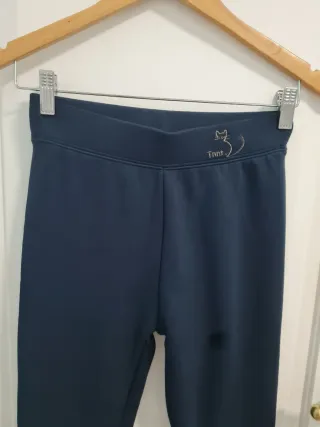 Leggings forrados azul