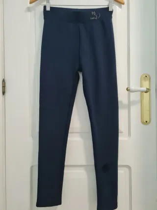 Leggings forrados azul