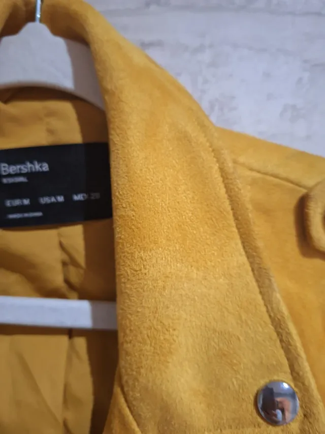 Cazadora Biker Berskha Amarilla