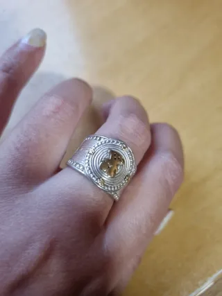 Anillo Tous Oro y Plata