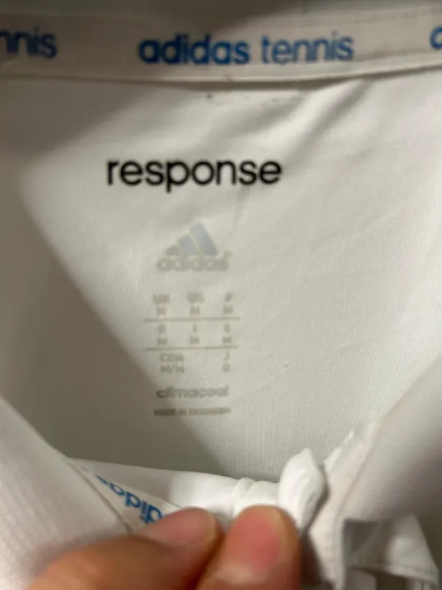 Maglietta Adidas bianca con strisce