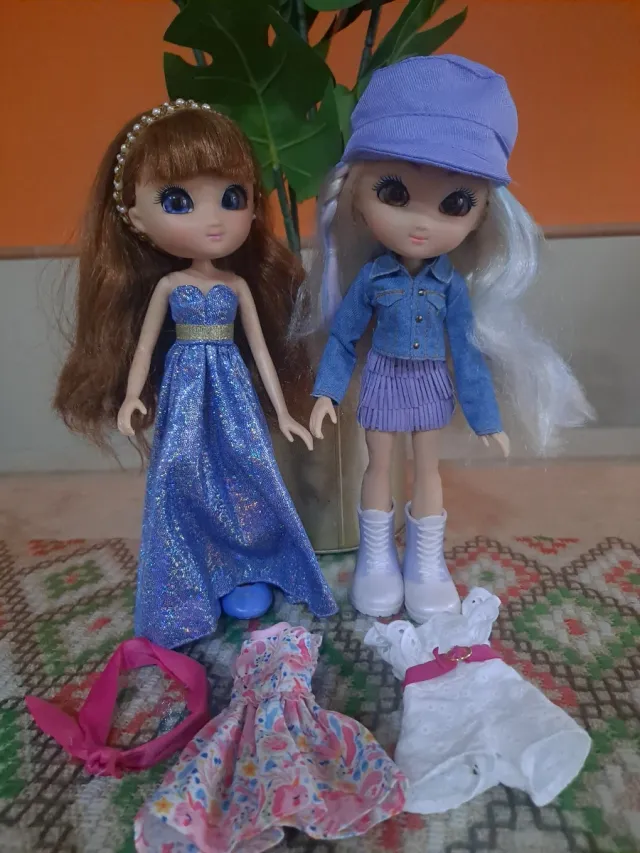 Bambole Unique Eyes con Abbigliamento e Accessori