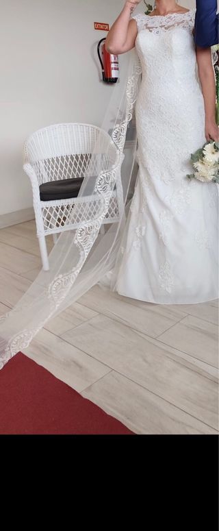 Vestido de Novia Encaje Blanco