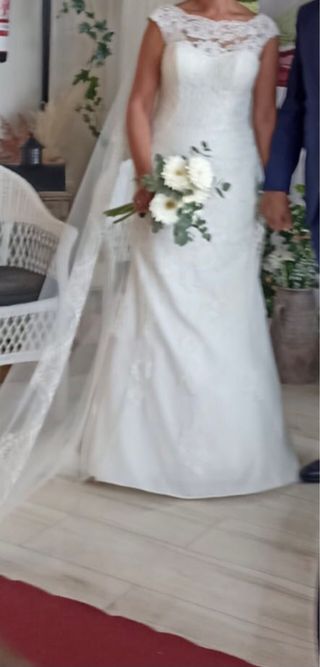 Vestido de Novia Encaje Blanco