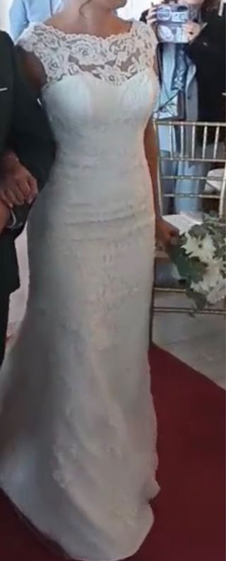 Vestido de Novia Encaje Blanco