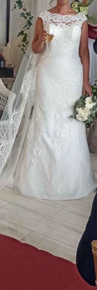 Vestido de Novia Encaje Blanco