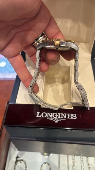 Reloj Longines Oro y Plata.