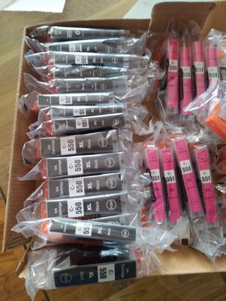 Cartuchos Canon 551XL (Varios Colores)