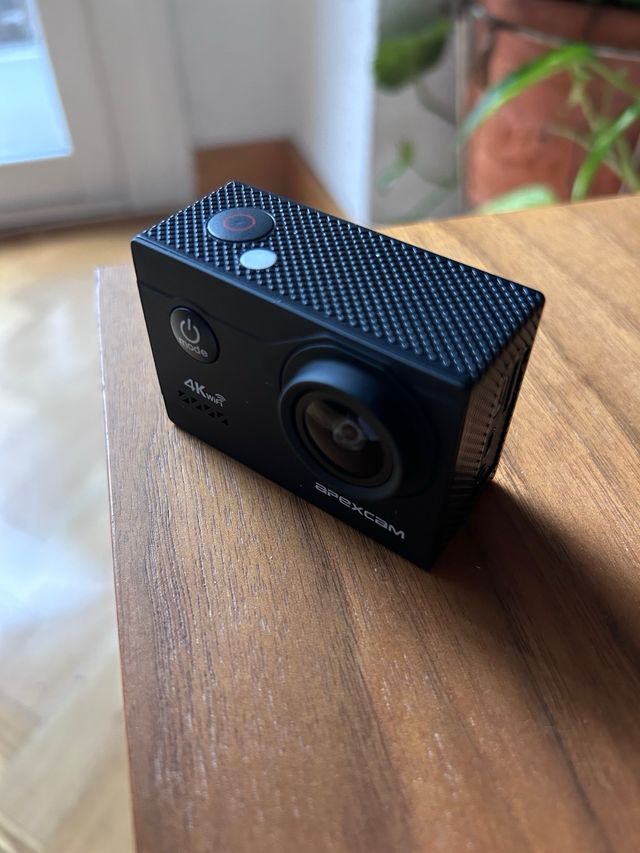 Cámara Deportiva Apexcam 4K WiFi Negra