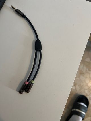 Adattatore audio 3.5mm a 2x 3.5mm