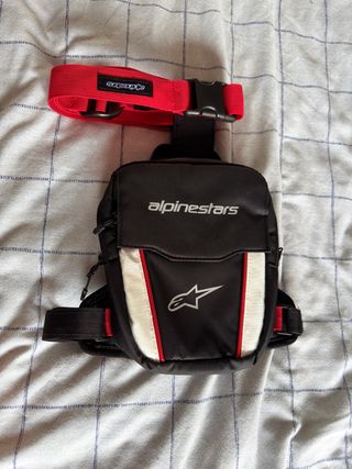 Pernera Alpinestars Negra y Roja