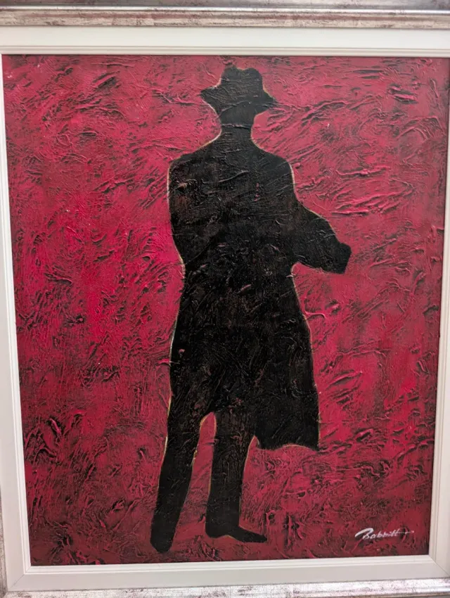 Quadro 80x70 cm Silueta Uomo