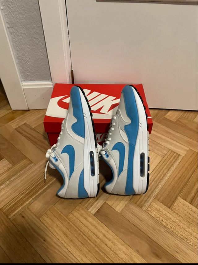 Zapatillas Nike Air Max 1 Azul y Blanco