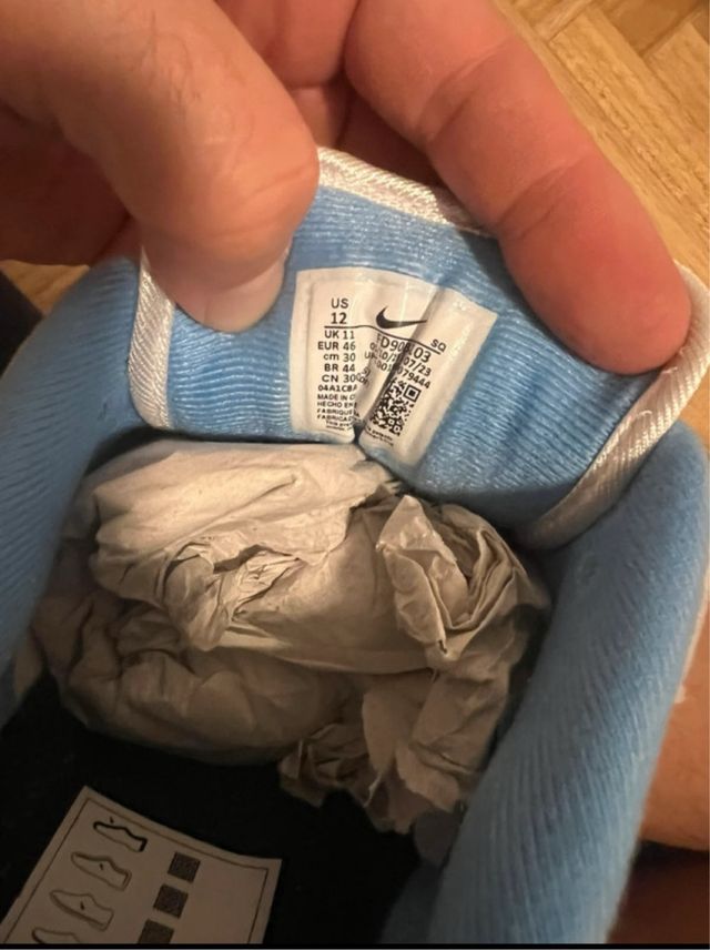 Zapatillas Nike Air Max 1 Azul y Blanco