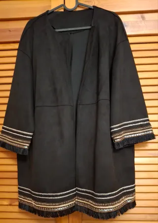 Chaqueta Étnica Negra XXL