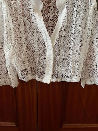 Blusa Encaje Bávara Tirolesa Dirndl