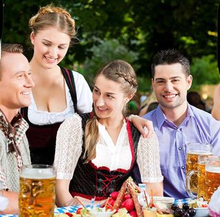 Blusa Encaje Bávara Tirolesa Dirndl