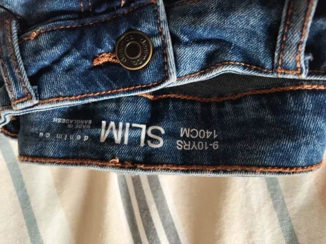 Bermudas vaqueras niño 9-10 años