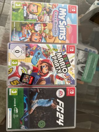 Giochi Nintendo Switch: Fifa, Mario Party e kart.