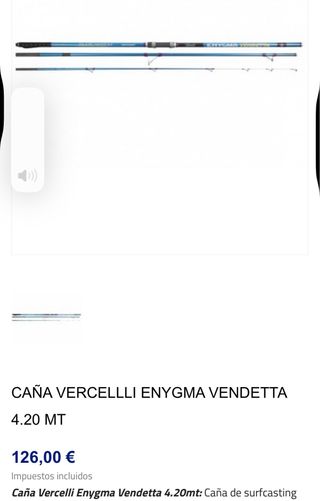 Combo Caña y Carrete Surfcasting