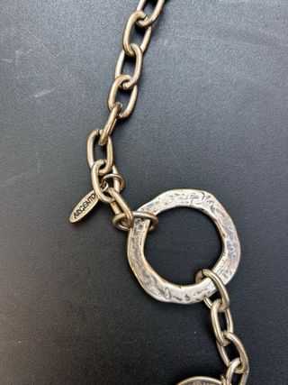 Collana Argento con Ciondoli Monete