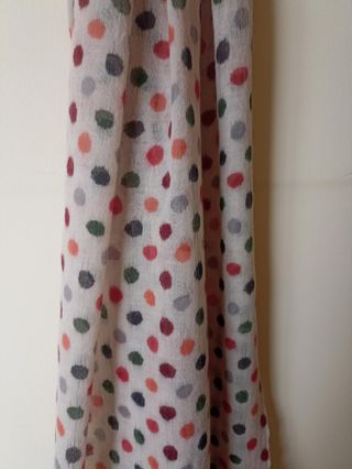 Fular estampado lunares multicolor