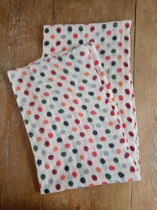 Fular estampado lunares multicolor