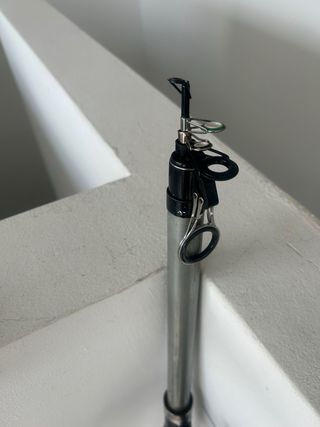 Caña de pescar con carrete