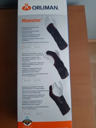 Muñequera Orliman Larga Talla 2  16-18 muñeca