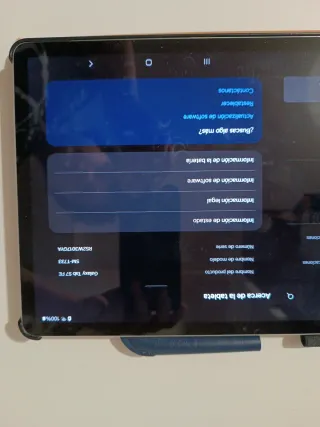Samsung Galaxy Tab S7 FE Plateado, sin caja.