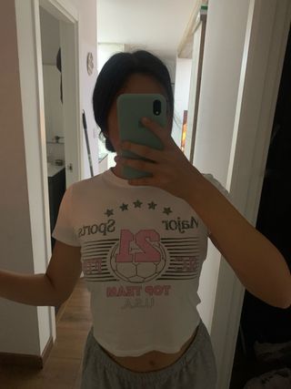 Camiseta Bershka S Estampado (no es pegatina)