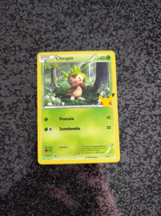Carta Pokémon Chespin Base