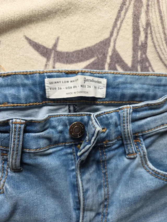 Jeans skinny denim azul