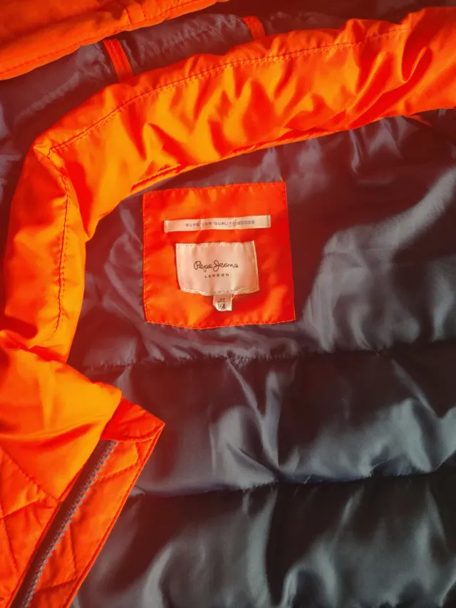 Chaleco Pepe Jeans Naranja Sin Estrenar