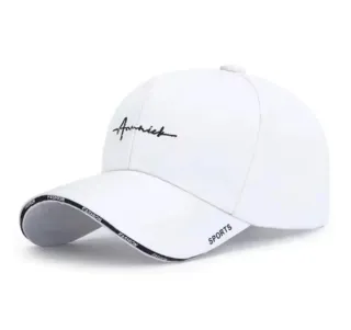 Gorra de Beísbol Blanca Unisex SPORTS Transpirable