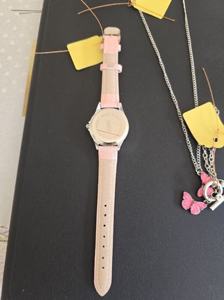 RELOJ, PULSERA Y COLLAR DE NIÑA.CON ETIQUETA
