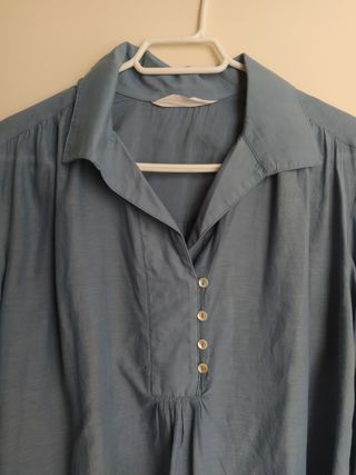 Blusa de algodón. Mango