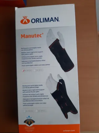 Muñequera Orliman Talla 2  semirigida media celula