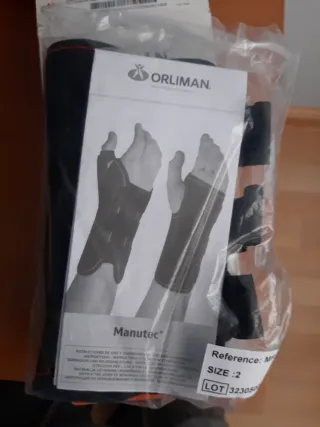 Muñequera Orliman Talla 2  semirigida media celula