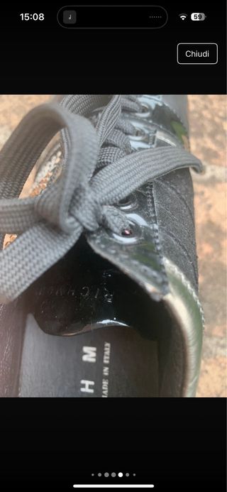 Scarpe Richmond donna nere e oro