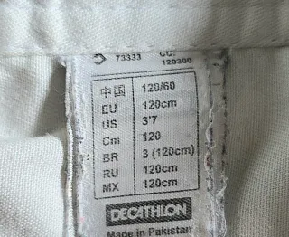 Kimono de judo, judogi.