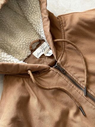 Giacca type Carhartt Vintage con Cappuccio Marrone