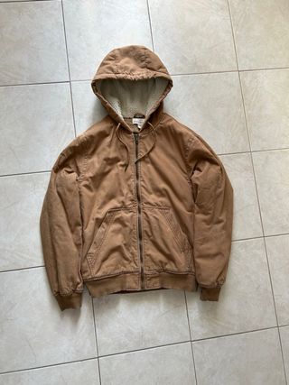 Giacca type Carhartt Vintage con Cappuccio Marrone