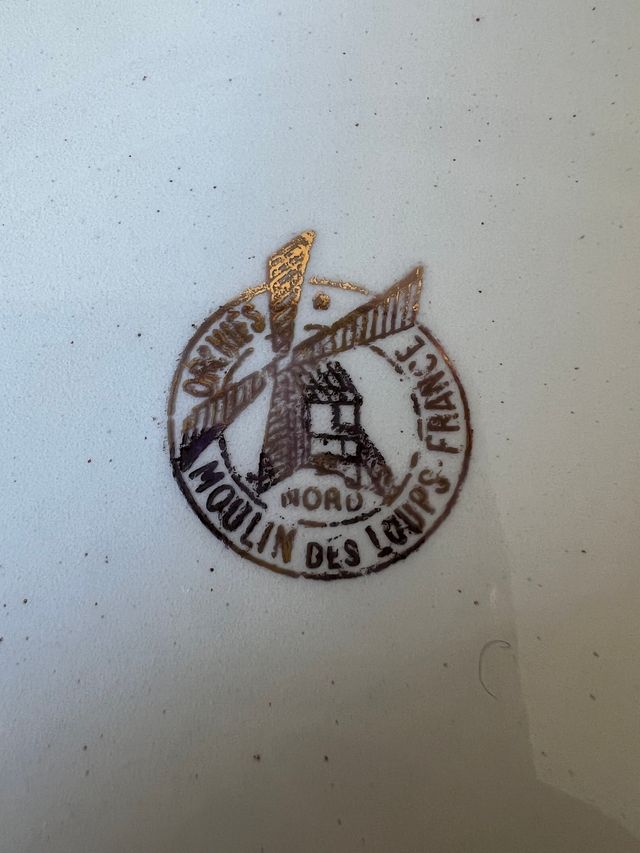 Set 3 piatti Moulin des Loups Porcellana, Perfetto