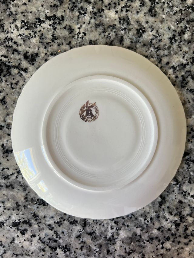 Set 3 piatti Moulin des Loups Porcellana, Perfetto